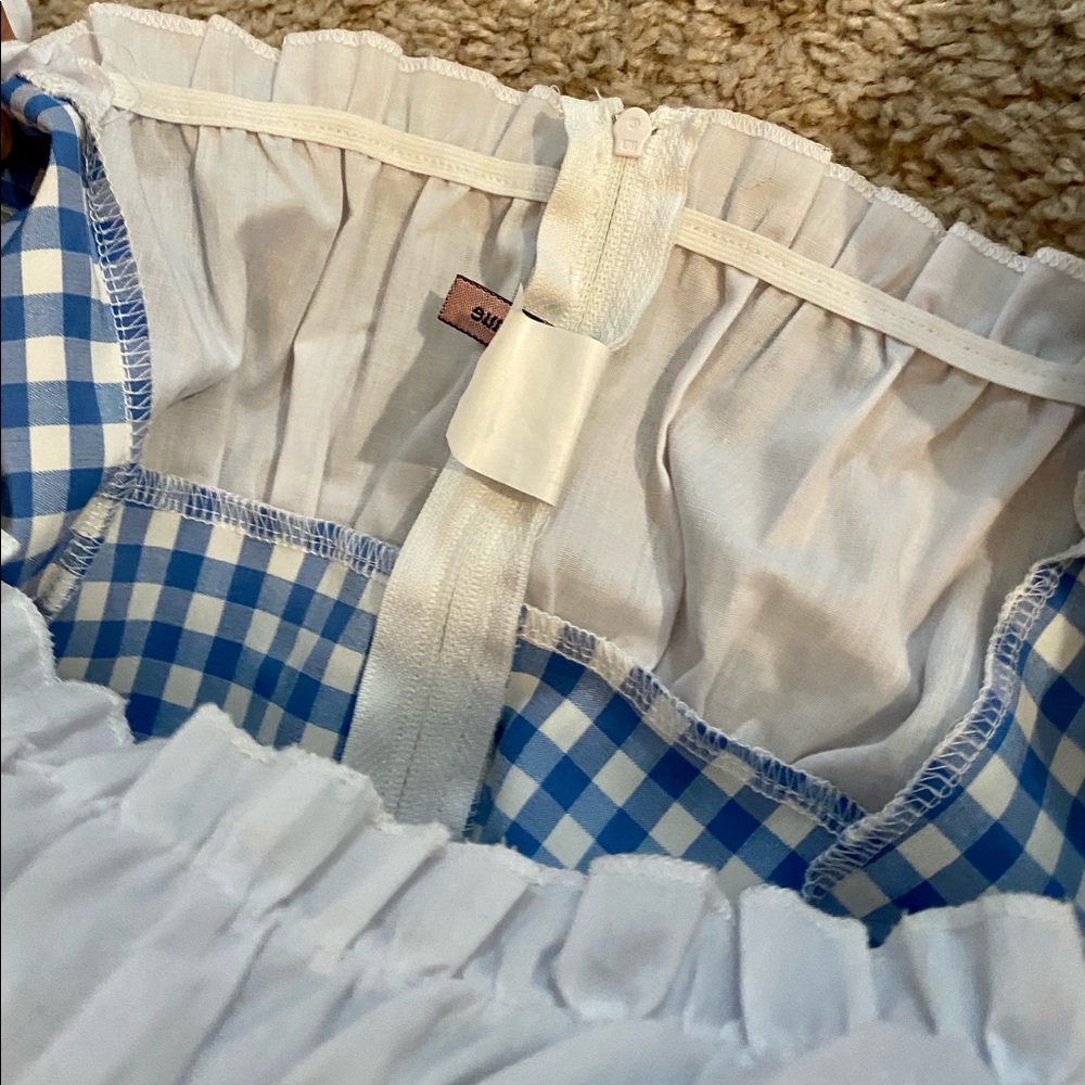 Size small Sexy Dorothy Wizard of Oz costume. Never been worn. Good quality.